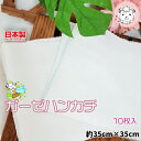 ガーゼハンカチ 縁取り 10枚組 日本製 約35cm×35cm 無地 ガーゼ生地 ハンカチ カラー 綿100% 二重ガーゼ 100本打込 子供 保育園 お食事 ...