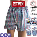 トランクス 2枚セット エドウィン EDWIN メンズ トランクス 下着 パンツ アンダーウェア インナーパンツ M/L/LL