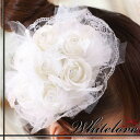 ヘッドドレス & チョーカー 2点セット 花 ボンネ ヘアア...