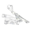 ドレス用 ブラストラップ 透明 幅 1cm(10mm) 長さ調節可能 使い勝手抜群! ショルダ−ストラップ ブラ紐 パーティードレス ミニドレス ベ...