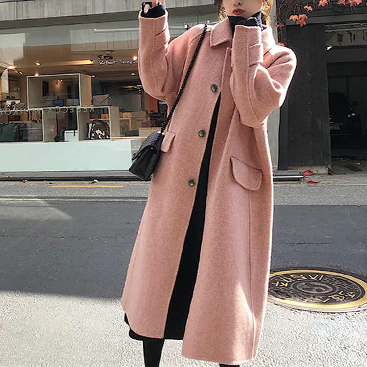 3点5% 5点8%クーポン! レディース ロングコート アウター カジュアル 長袖 大人可愛い プチプラコーデ きれいめ おしゃれ お出かけ 通勤 通学 お呼ばれ デイリー ピンク ベージュ XS S M L XL サイズのサムネイル