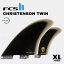 【2,000円クーポン発行中!!】FCS2 フィン CHRISTENSON TWIN FIN クリステンソン ツイン フィン 2枚入り PG 日本正規品 サーフィン サーフボード ショートボード XL