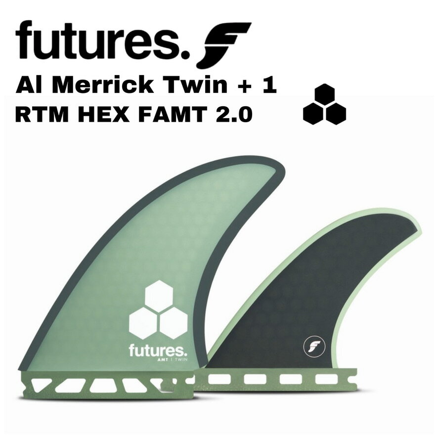 フューチャーフィン future fin ツインスタビ RTM HEX FAMT 2.0 アルメリック AL MERRICK TWIN + 1 AMT ツイン + スタビライザー 3枚セット サーフィン サーフボード ショートボード ファンボード ミッドレングス