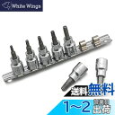 デイトナ(Daytona) バイク用 工具 ヘクサロビュラ(ピン付きトルクス) ソケット いじり止め 差込角3/8インチ 7ピースセット(T-20H/25H/2...