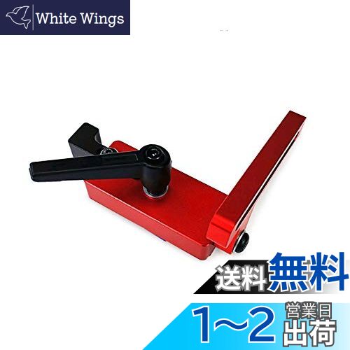 CarAngels 木工シュート 専用 リミッタ レッド マイタートラック 位置決め Tトラックストッパー テーブルソー用 (目盛付き45型マイタートラック用)