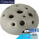 【送料無料】HIGHAWK フラワーアレンジメント お花 花器 華道 生け花 丸剣山 穴タイプ セラミック デスク 装飾 活け花(グレー)