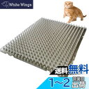 【送料無料】ONESORA 猫よけシート 猫よけとげマット 透明 【16枚入り】 室内屋外兼用 猫犬侵入 フン害防止
