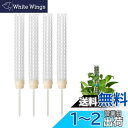 happykau モスポール支柱 4本セット連結可 観葉植物 園芸支柱 観葉植物モンステラ プラスチック 園芸 植物サポート屋内植物の成長をサポート 屋内植物の...