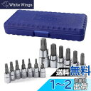 WORKPRO トルクスビットソケットセット トルクスレンチ 差込角 6.35mm 9.5mm 12.7mm 13点1セット