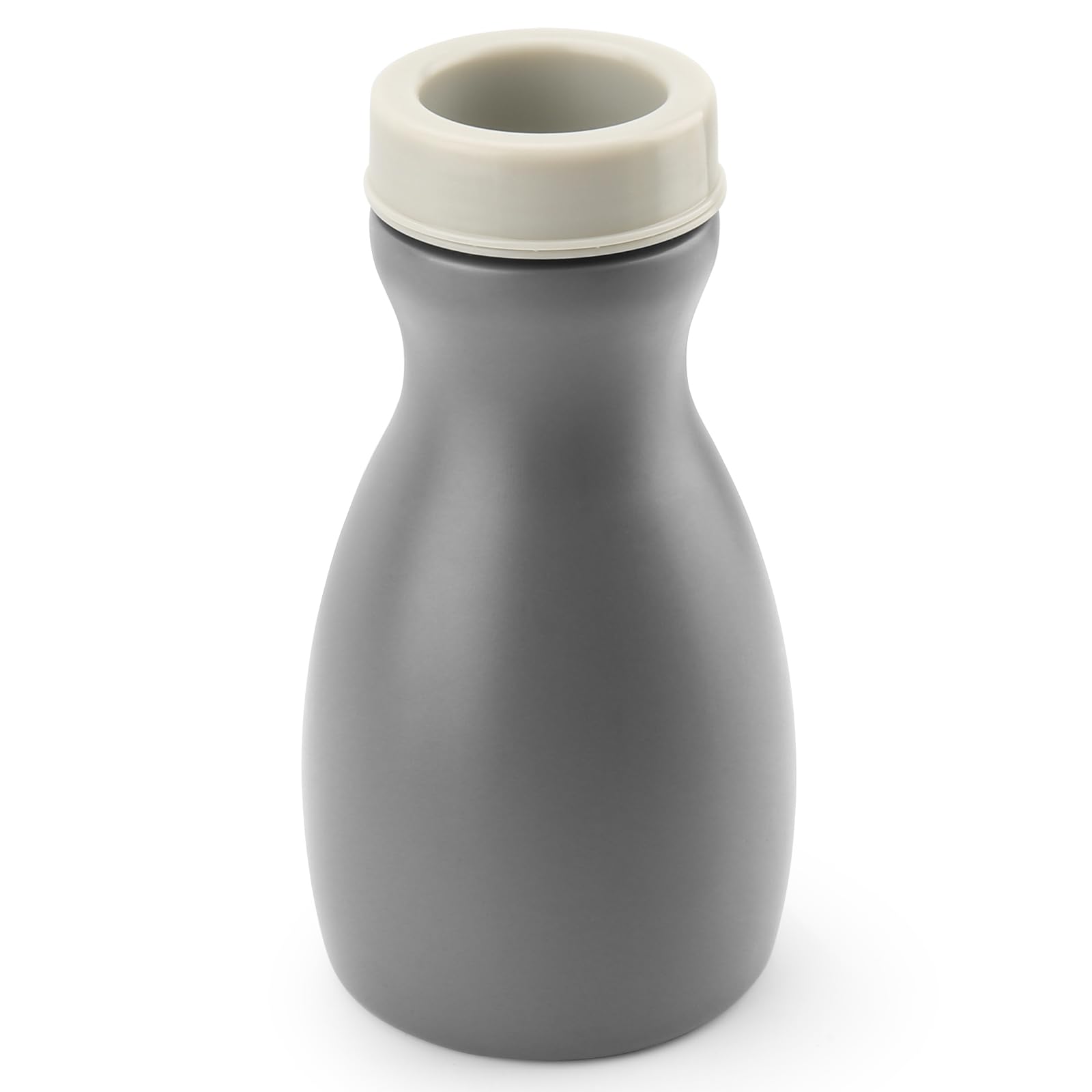 男性用尿器 グロー・イン・ザ・ダーク蓋 - 900mL、ねじ込み式・こぼれ防止蓋付き男性用尿器 - なポータブル尿器、ベッドサイド用尿瓶