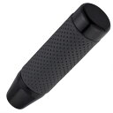 Abfer レザーカースティックシフトノブウェイトシフターギアノブシフトレバーハンドルヘッド 130mm(ブラック)