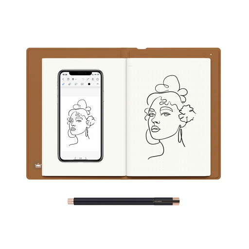 HUION NOTE アナログデジタルノート スマート手書きノート 紙に手書きしたメモを即デジタル化 ワイヤレスでスマホに連動 A5サイズ ラフ画制作 メモ書き 漫画 イラスト 授業 会議 ペンタブとして使用可能 【一台二役】 HUION NOTE アナログデジタルノート スマート手書きノート 紙に手書きしたメモを即デジタル化 ワイヤレスでスマホに連動 A5サイズ ラフ画制作 メモ書き 漫画 イラスト 授業 会議 ペンタブとして使用可能 【一台二役】