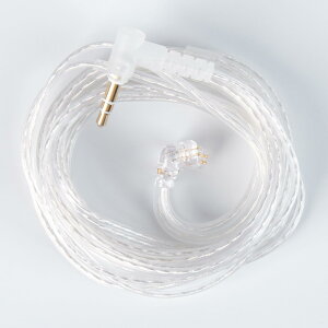 CCZ UP01 PlusQDC3.5mmりケーブル ケープル 5N 無酸素銅銀メッキ交換用ケーブル 2M 無酸素銅銀メッキアップグレードりケーブル ノイズキャンセニングと原忠実度ZSX/ZSN PRO/ZS10 PRO/ZEX PRO/ZAX/ZAS/EDX PRO/DQ6/AS16/AS12 等に対応 (QDC3.5mm 、マイクなし)
