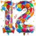 Sekat 数字 バルーン 40インチ マルチ ナンバーバルーン 誕生日 風船 バースデー 飾り アルミ風船 ハッピーバースデー 結婚式パーティー 記念日 ウェ...