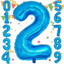 Sekat 数字 バルーン 40インチ ブルー ナンバーバルーン 誕生日 風船 バースデー 飾り アルミ風船 ハッピーバースデー 結婚式パーティー 記念日 ウェ...