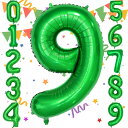 Sekat 数字 バルーン 40インチ グリーン ナンバーバルーン 誕生日 風船 バースデー 飾り アルミ風船 ハッピーバースデー 結婚式パーティー 記念日 ウ...