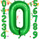 Sekat 数字 バルーン 40インチ グリーン ナンバーバルーン 誕生日 風船 バースデー 飾り アルミ風船 ハッピーバースデー 結婚式パーティー 記念日 ウ...