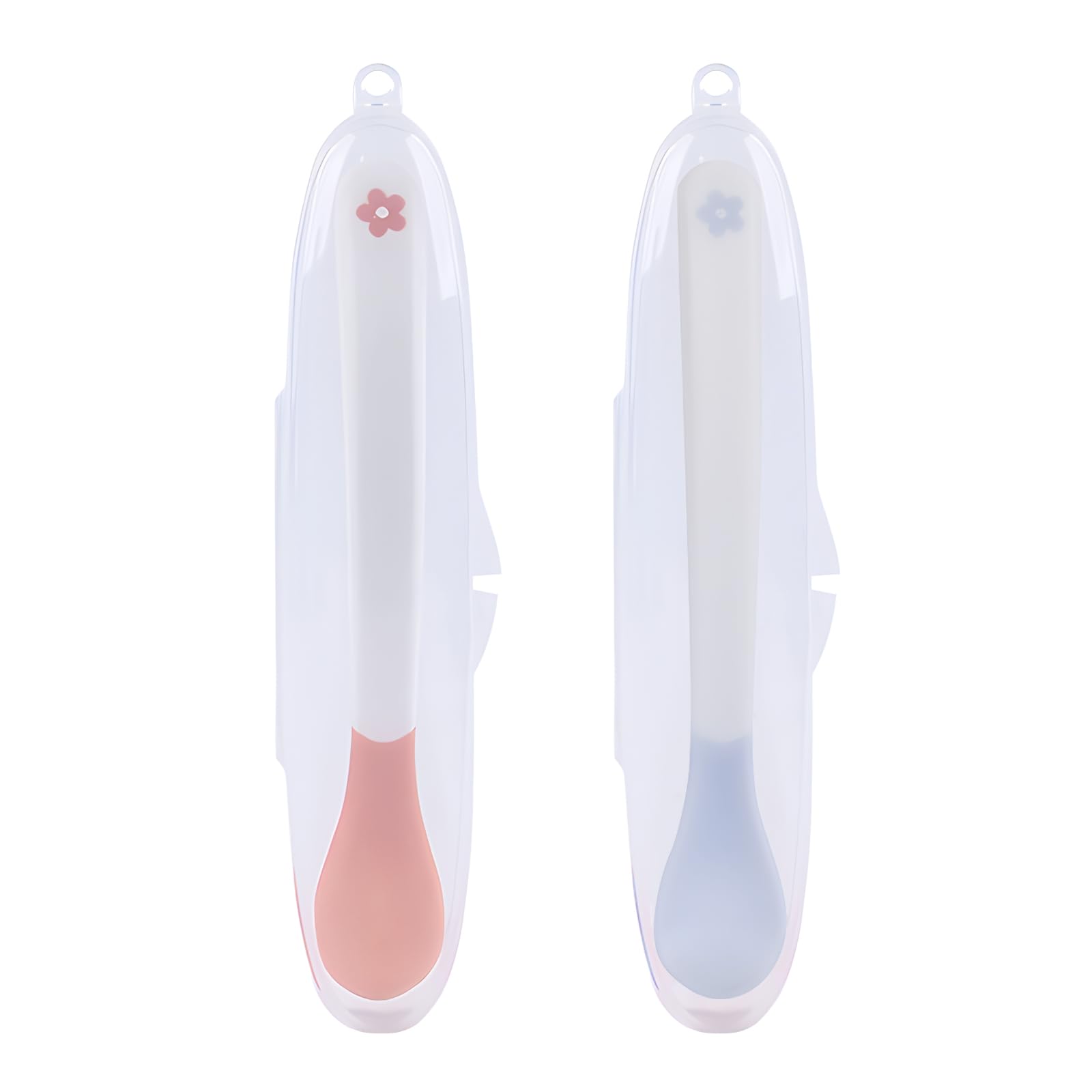 【送料無料】Liroyal ベビースプーン 離乳食スプーン (2本セット) 栄養補助スプーン ベビートレーニングスプーン 火傷防止 スプーン 男の子 女の子 ベ...