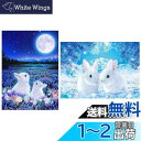 サムコス ダイアモンドアート キット 2枚入り 初心者向け ダイアモンド塗装 ビーズアート 全面貼り付け 壁飾り DIY手工芸品 ダイアモンドアート