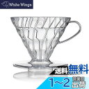 HARIO(ハリオ) V60 透過ドリッパー 02 クリア 1-4杯用 コーヒー ハンドドリップ 日本製 VDR-02-T