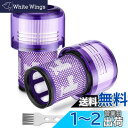ダイソン 掃除機 V12 用 フィルター SV20 SV30 V12 detect slim fluffy 掃除機フィルター 交換フィルター コードレス掃除機 互換フィルター 交換品 水洗いOK 2個入り