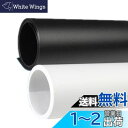 PVC 背景紙 商品 小物 撮影 白 黒 つや消し 光沢 両面バックペーパー ミラー 両面仕様 60cm*130cm(黒1枚+白1枚)セット
