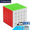 XMD マジックキューブ 磁石 魔方 立体パズル【磁石内蔵】 ステッカーレス (磁石5x5)