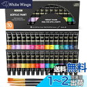 【送料無料】Shuttle Art アクリル絵の具 30色 チューブ 耐久性 速乾 防水 手作り 手軽 ブラシ付属 木/壁/陶器/ズックに描ける 子供用 イラス...