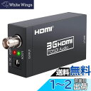BLUPOW HDMI to SDI コンバーター hdmi sdi 変換器 HDMI to 3G-SDI/HD-SDI/SD-SDI コンバーター 1080P...