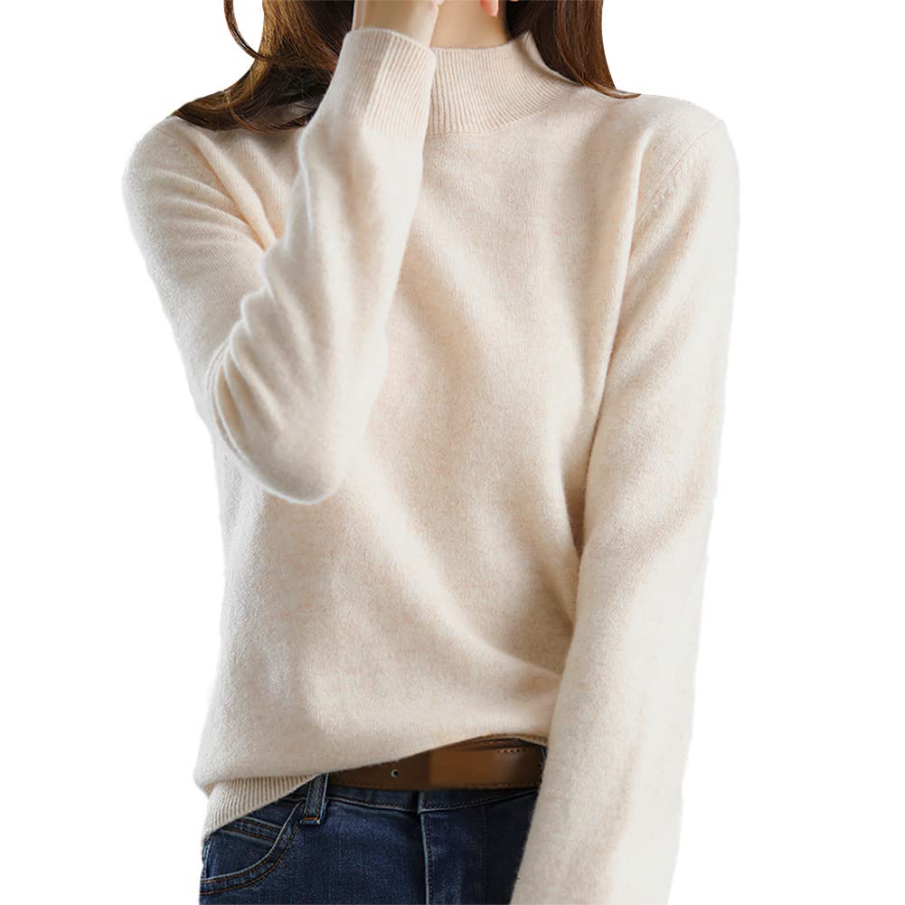 [PALAME] ニット トップス レディース 秋冬 ニュールック・3サイズ展開・ハイネック・カシミヤタッチ・..