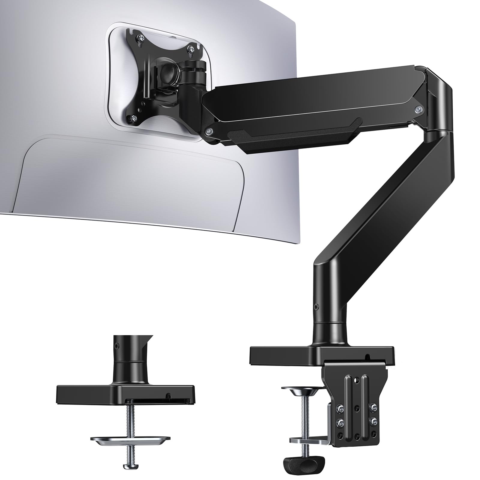 ̵HUANUO (եΡ) ˥ 緿 13-43б Ѳٽ15kg ǥץ쥤 ץ󥰼 VESA 75x75mm 100x100mmб 󥰥 PC ׼ åȼ ¿Ĵ Ǽ HNSS17