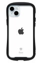 【送料無料】iFace Reflection iPhone 15 Plus ケース クリア 強化ガラス (ブラック)【アイフェイス アイフォン15plus 用 iphone15プラス 用 カバー 韓国 耐衝撃 透明 ストラップホール】