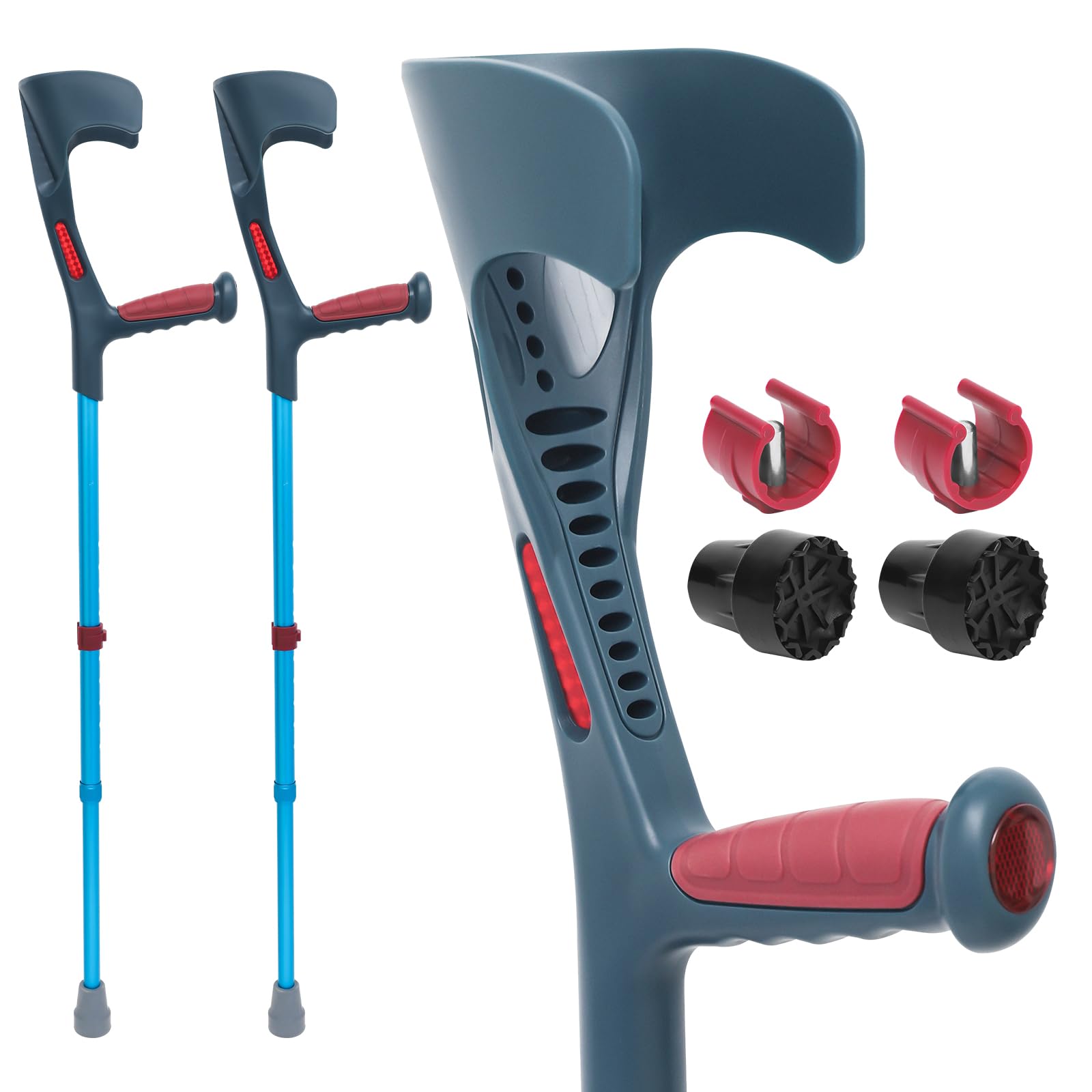 【送料無料】ビグアレクス（BigAlex）クラッチ杖 松葉杖 まつばづえ ロフストランドクラッチ 折りたた..