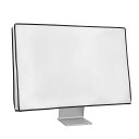 【送料無料】kwmobile 31-32"モニター対応 モニターカバー - PCモニターディスプレイ 防塵 ほこり防止 白色