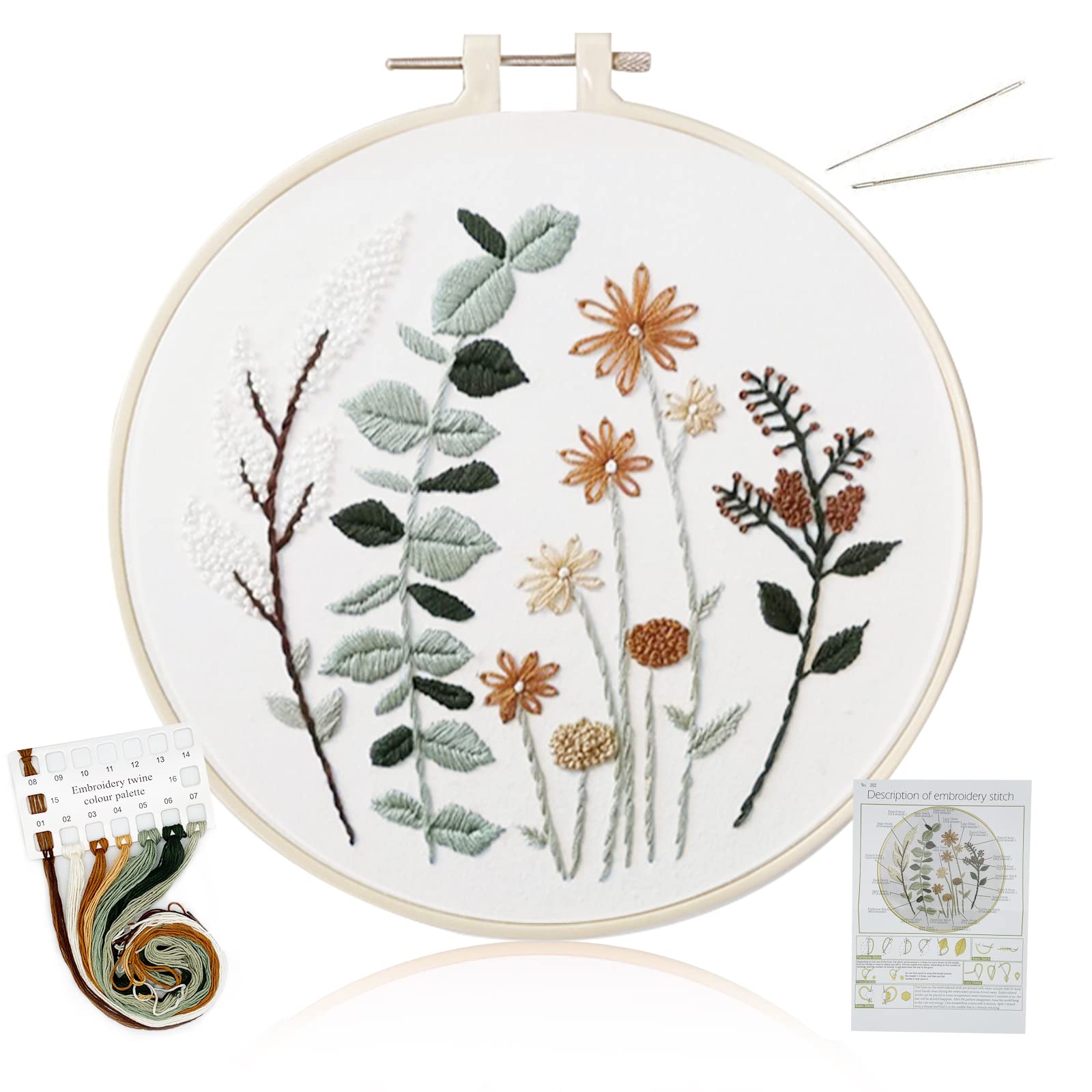 【送料無料】ALLMIRA 刺繍キット 初心者 セット ししゅうキット 刺しゅう クロスステッチ 手作り DIY刺..