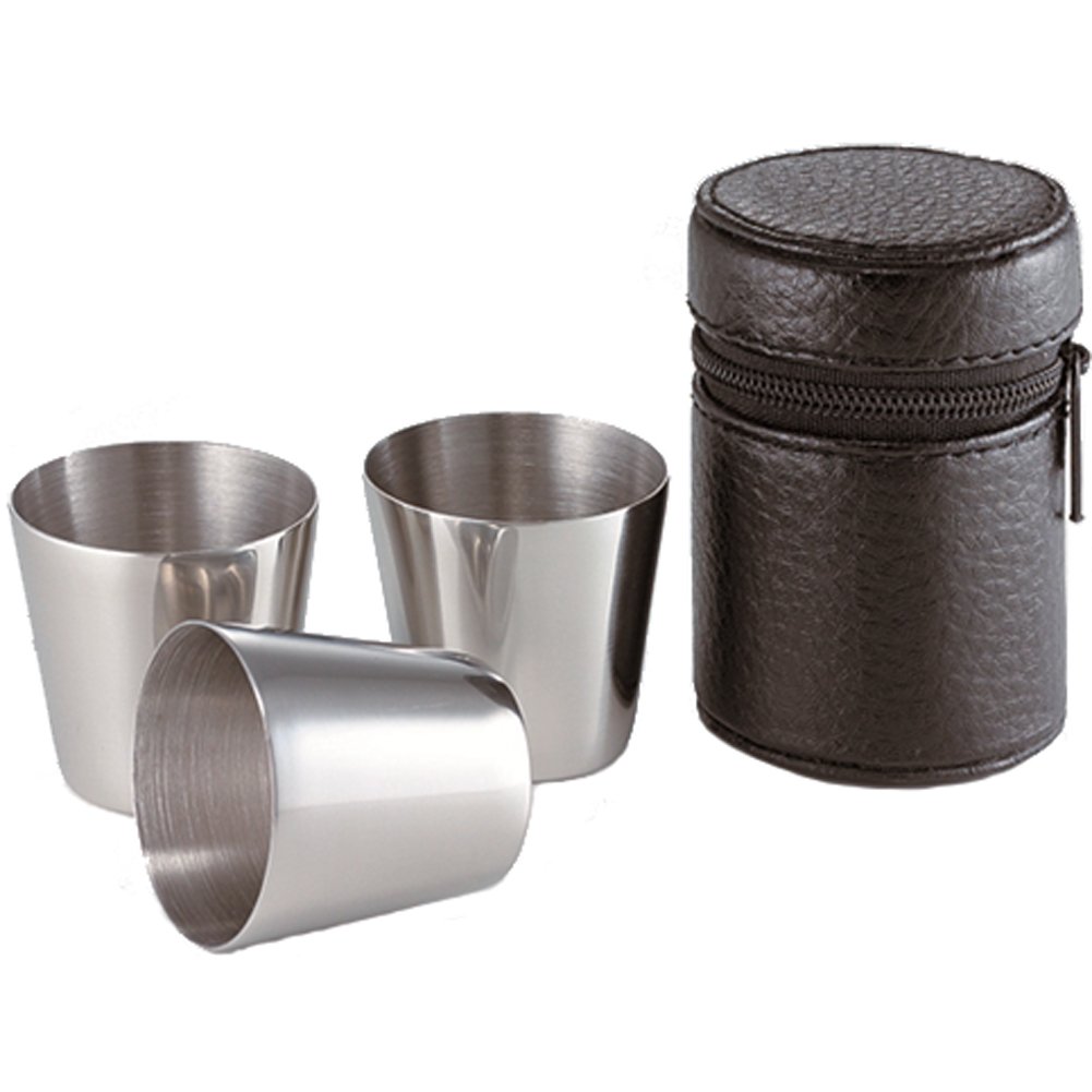 【送料無料】佐藤金属興業 SALUS スキットル バッカス ウイスキーカップ 3P