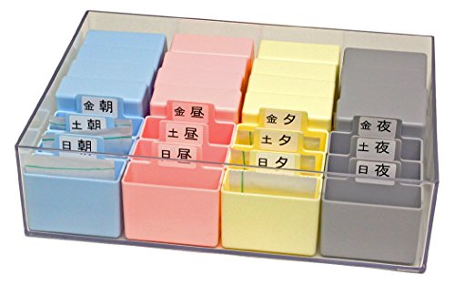 【送料無料】蝶プラ工業 薬収納ケース 週間くすりケース 624422