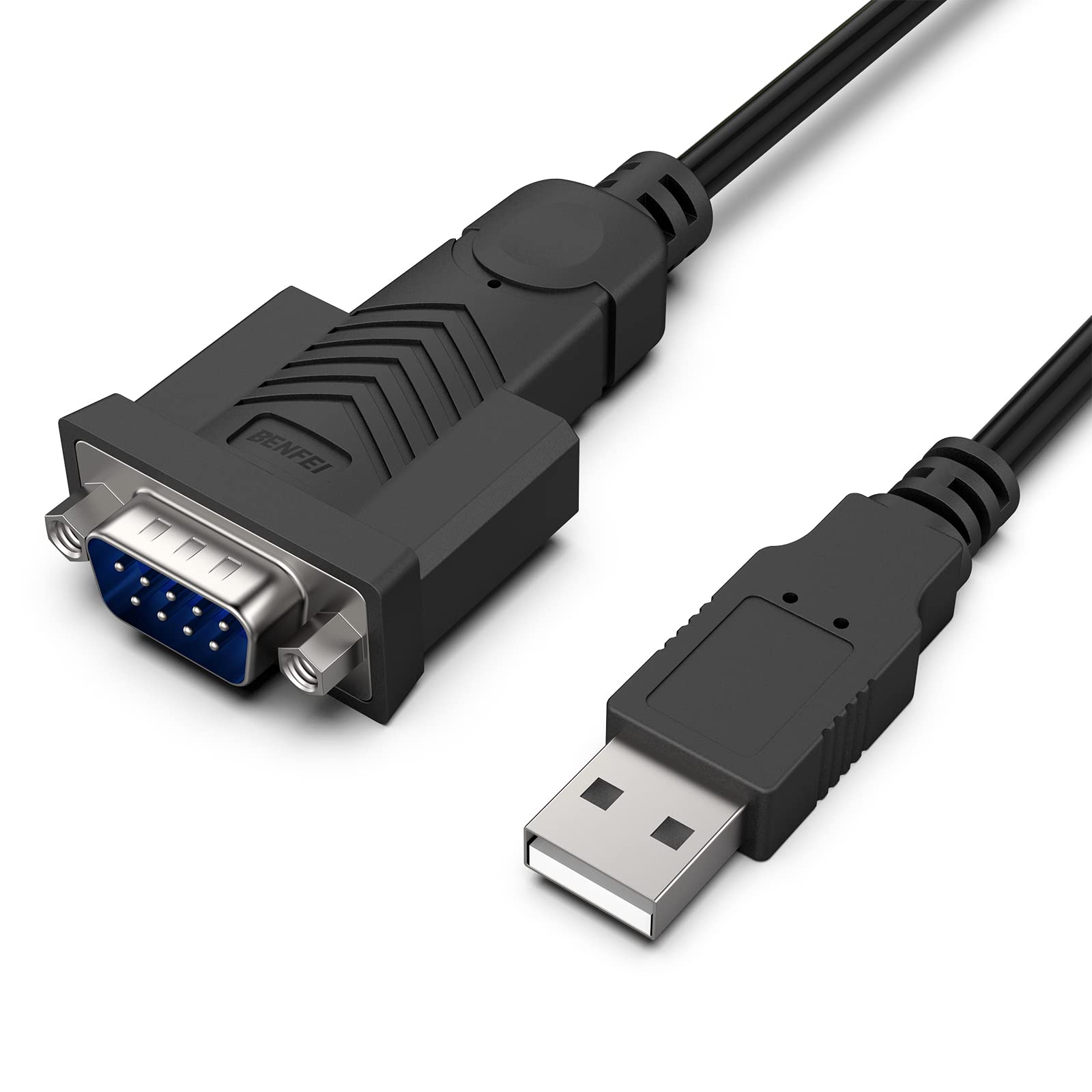 【送料無料】BENFEI USB - シリアル アダプター、rs232c， USB - RS-232 オス (9 ピン) DB9 シリアル ケーブル 1.8M 、Prolific チップセット、Windows 11/10/8.1/8/7、Mac OS X 10.6 以降
