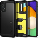 【送料無料】Spigen Galaxy A52 5G ケース SC-53B 耐衝撃 米軍MIL規格 三層構造 スタンド付き スマホスタンド TPUバンパー カメラ保護 防塵 指紋防止 傷防止 衝撃 吸収 タフ・アーマー ACS02319 (ブラック)