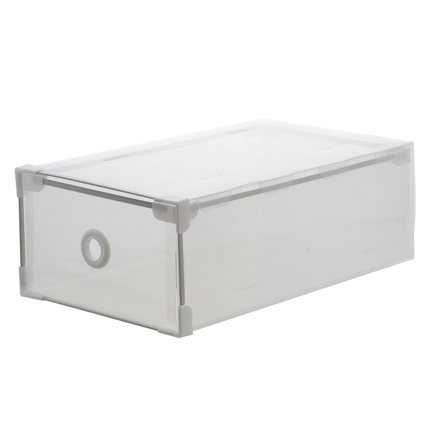 【送料無料】ベストコ シューズボックス 収納 ドロワー ユニセックス ND-9186 クリア