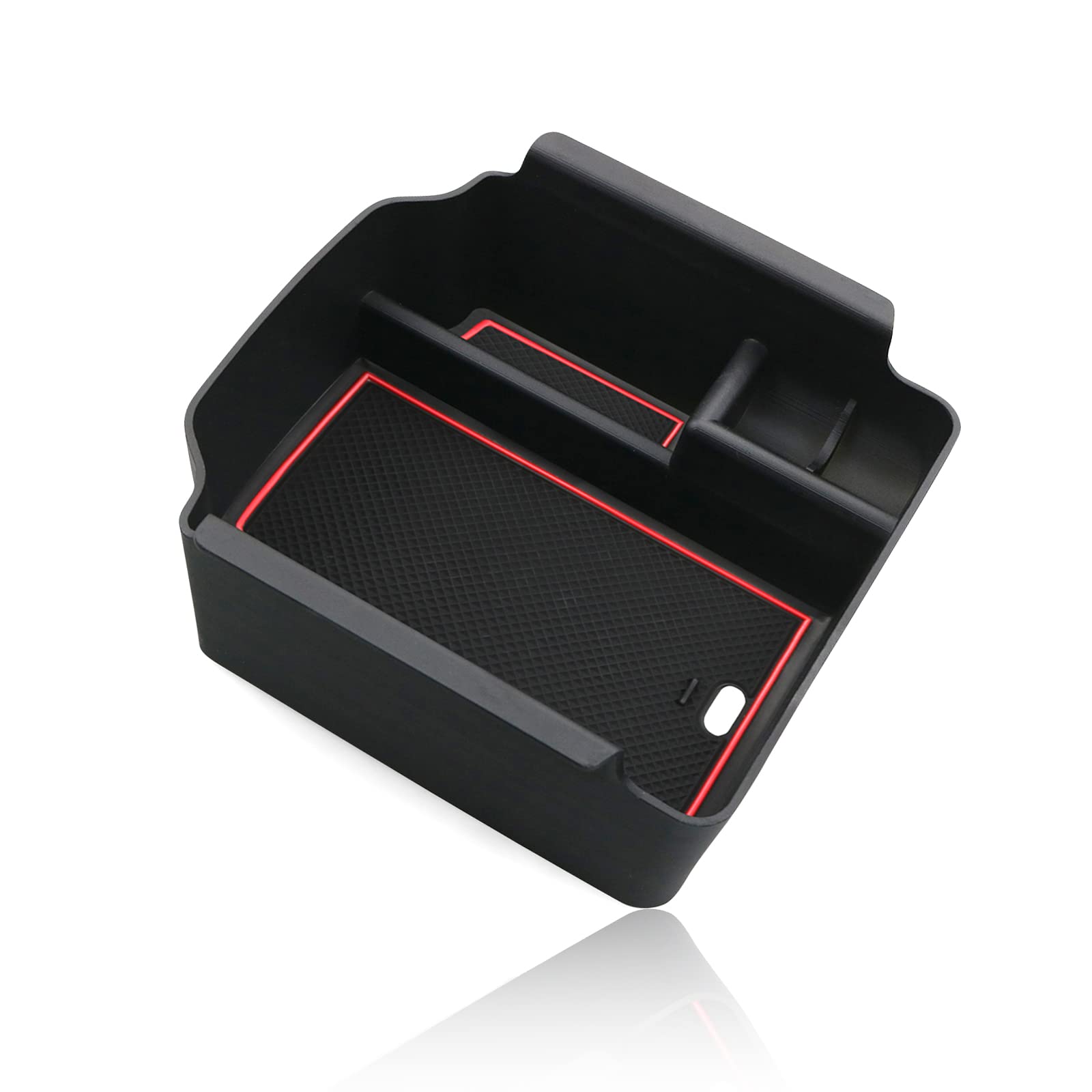 【送料無料】【GAFAT】HONDA ホンダ シビック FL型 11代目 2021年〜現行 CIVIC MT車用 専用 車用収納ボックス 収納ボックス 内装パーツ センターコンソールボックス 外付コンソールボックス コイン収納 小物入れ 滑り止め (レッド)