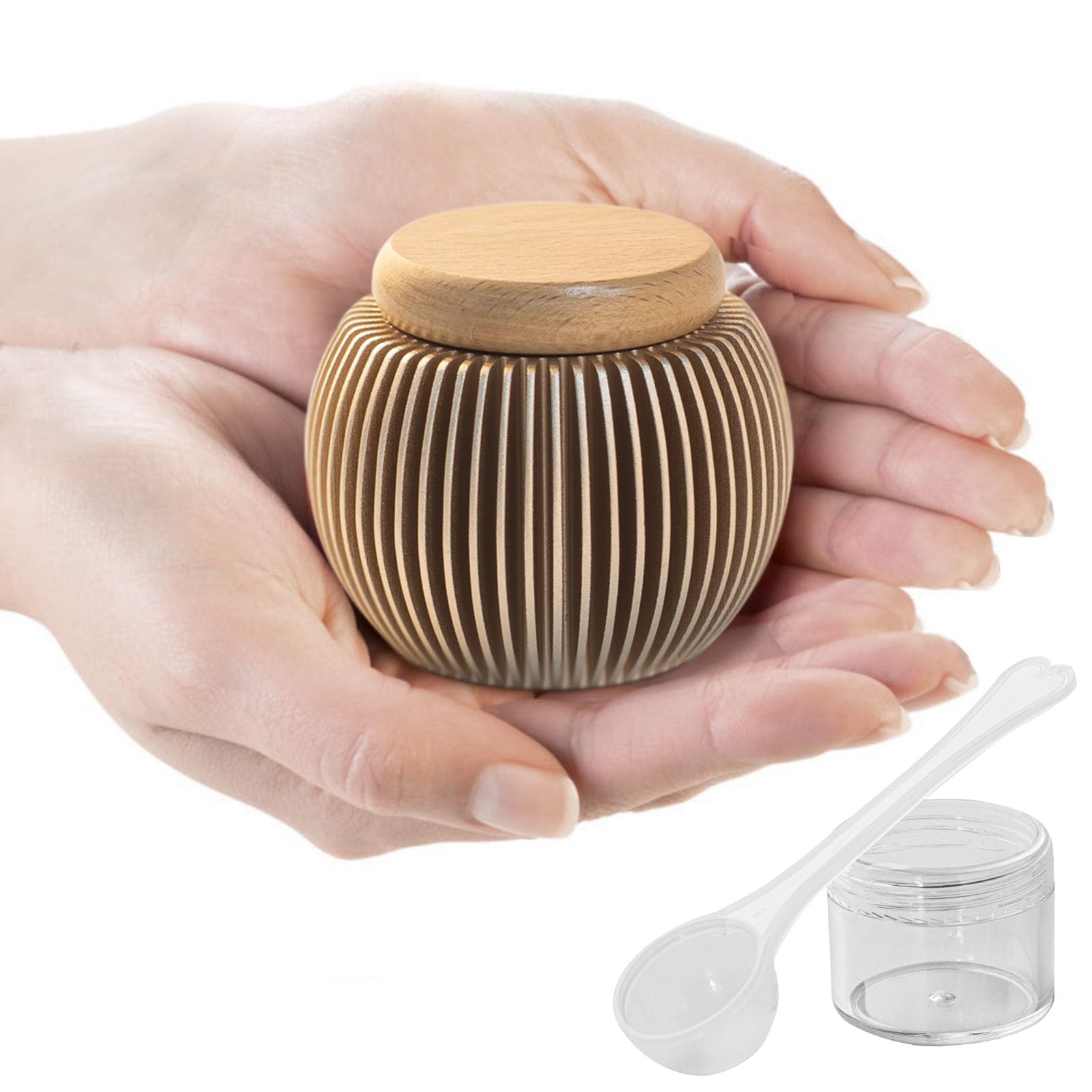 iwoohome 骨壷 小さい ミニ 分骨【仏壇にもさりげなく置けるかわいいミニ骨壷です】身近に感じる 手元..