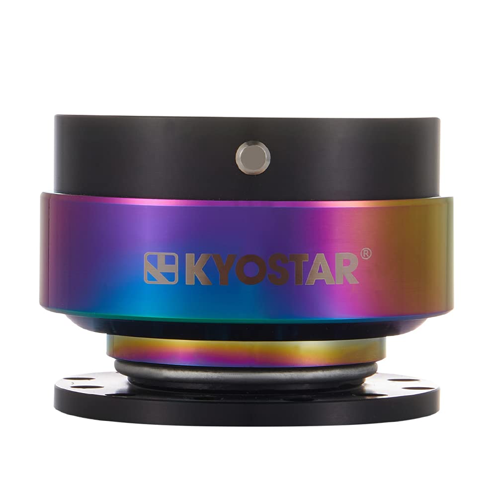 【送料無料】Kyostarレインボーリングアルミホイールクイックリリースコントロールハブ(黒)