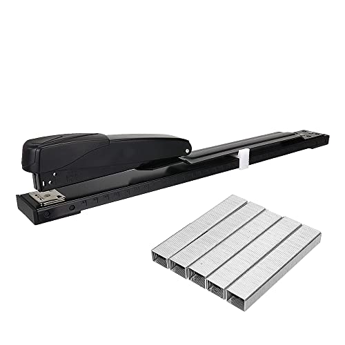 【送料無料】中綴じホッチキス ステープラー ホッチキス針セット 仮綴じ 本綴じ 滑り止めクッション付..