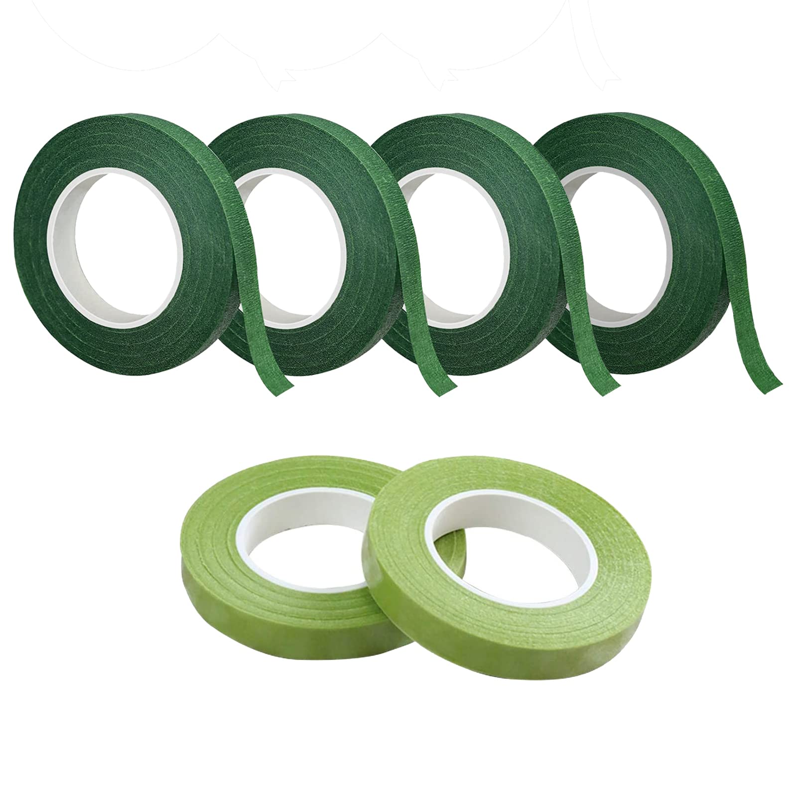 【送料無料】BTtime フローラテープ 6個セット 造花テープ 幅12mm 花の接着剤 手芸 DIY フラワーアレン..