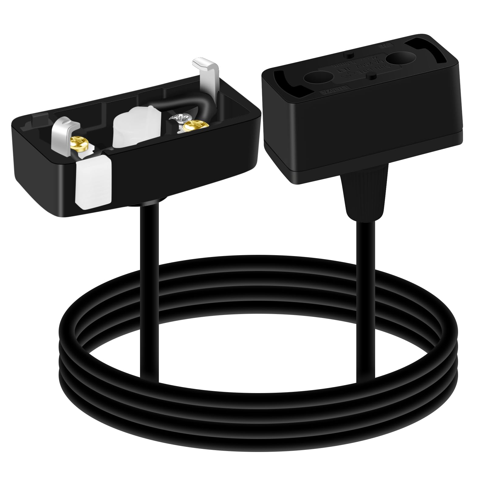 【送料無料】Pispoer|シーリング 延長コード|角型引掛シーリングアダプター 配線プラグ|延長コード付き..