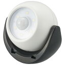 【送料無料】オーム(OHM) 電機 LEDセンサーライト 人感明暗センサー 乾電池式 屋外/屋内兼用 IPX5 100ルーメン 三脚/マグネット取り付け 防犯ライト NIT-BLA100JM-3W 06-5052