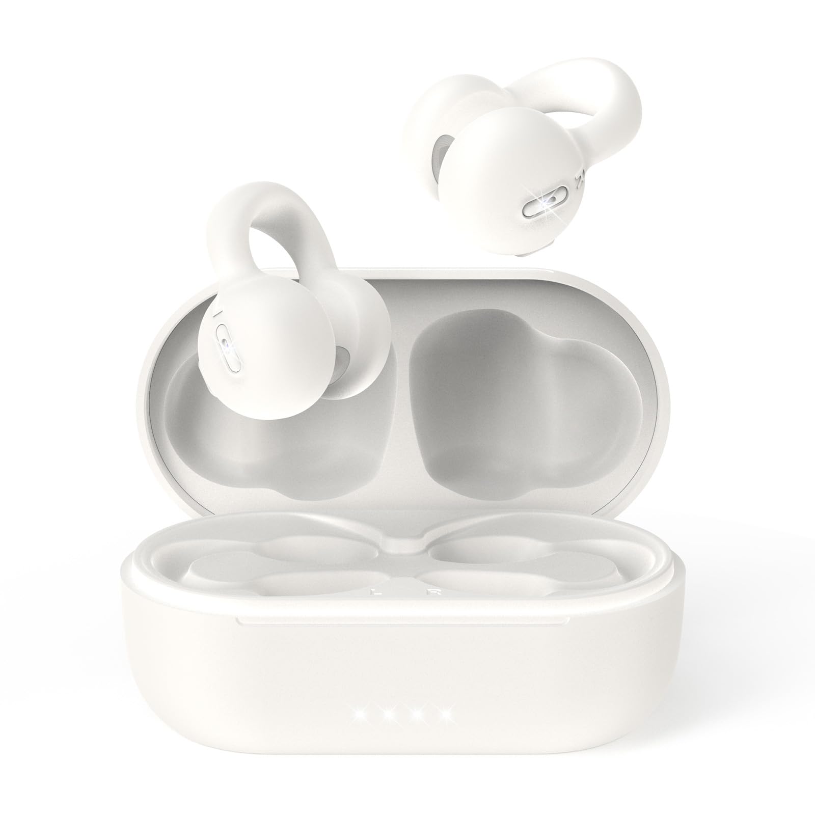 【時代を開く OWSイヤホン】 Bluetoothイヤホン 「イヤーカフ」型イヤホン 完全ワイヤレスイヤホン bluetooth 5.3 マイク付き 骨伝導イヤ...