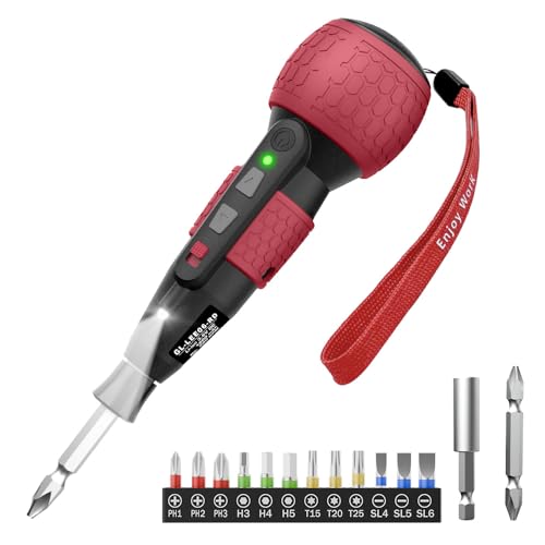 【送料無料】Yacooda 電動ドライバー 小型 強力 トルク3段階調整 【高い同心度・ビット振れ軽減】 電動..