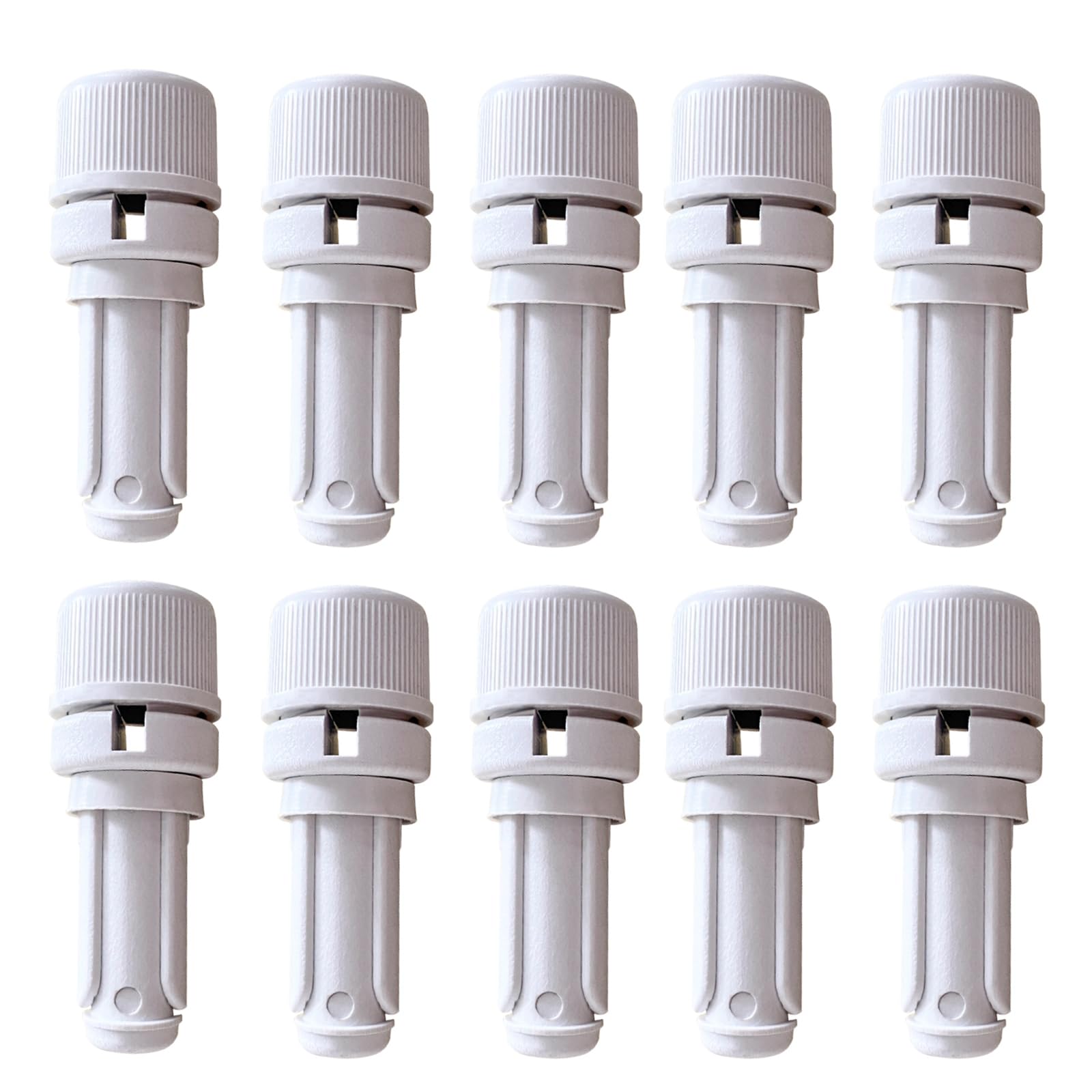 【送料無料】YUWENW ポール回転頭 キャップ 取替 10個セット のぼりポール用 強風に対応 3mポール用 幟 竿 部品 置換用 業務用